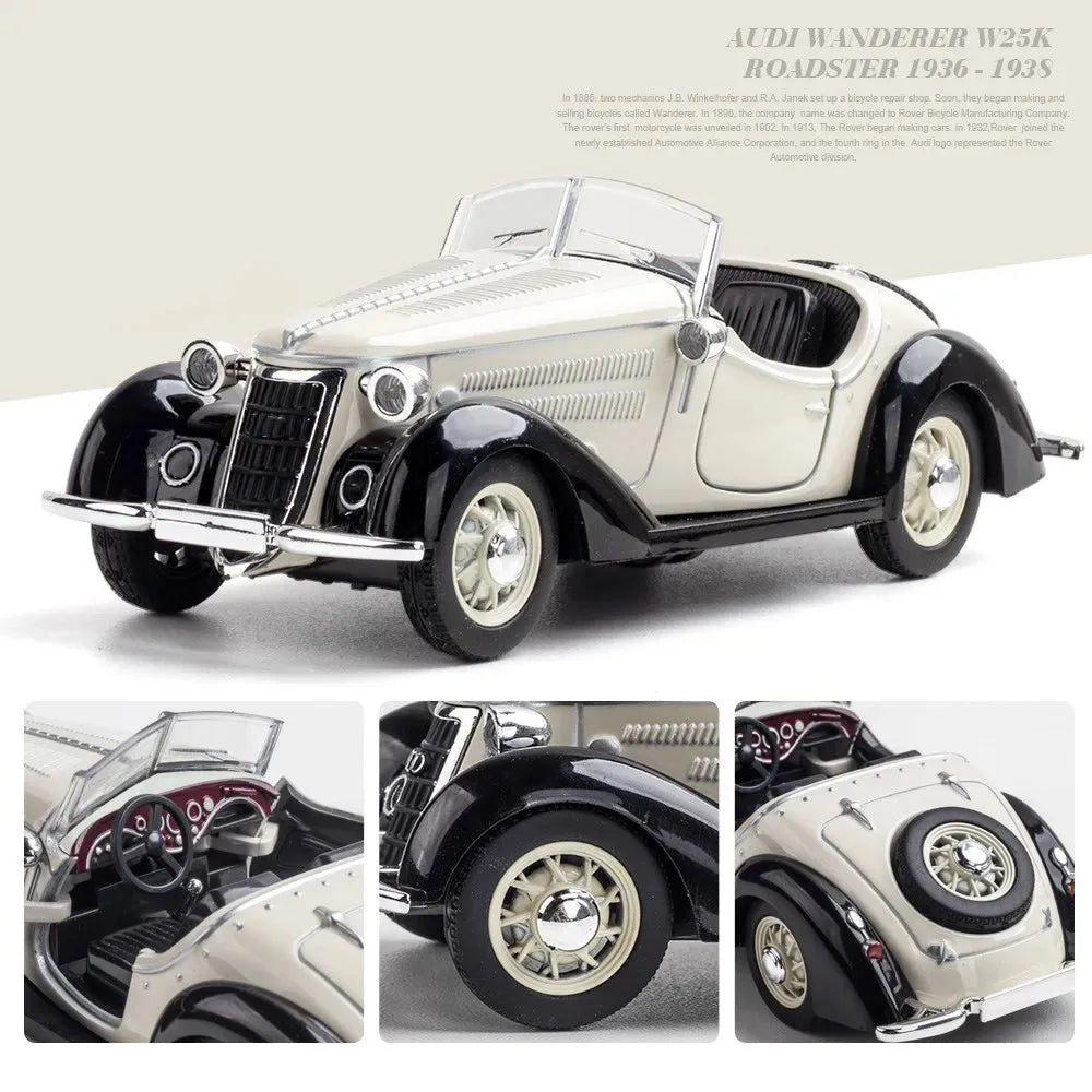 1:32 Vehicle Model Super Classic Pull Back Toy Car Educational