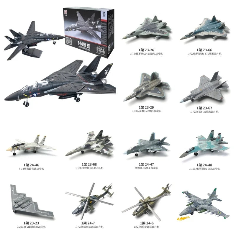 New Military Series Building Blocks Creative Multi-Purpose Fighter