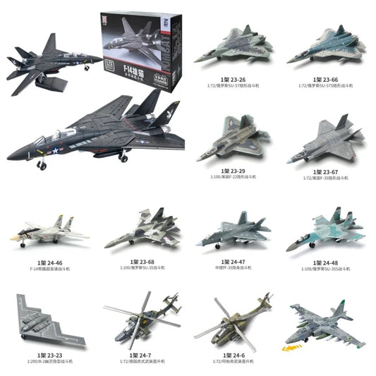 New Military Series Building Blocks Creative Multi-Purpose Fighter