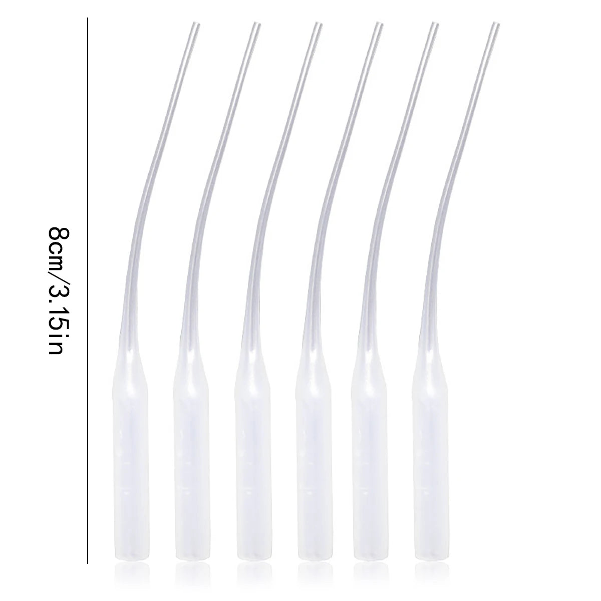 50/100Pcs Glue Dropper Plastic Glue Bottle Tips Glue Extender