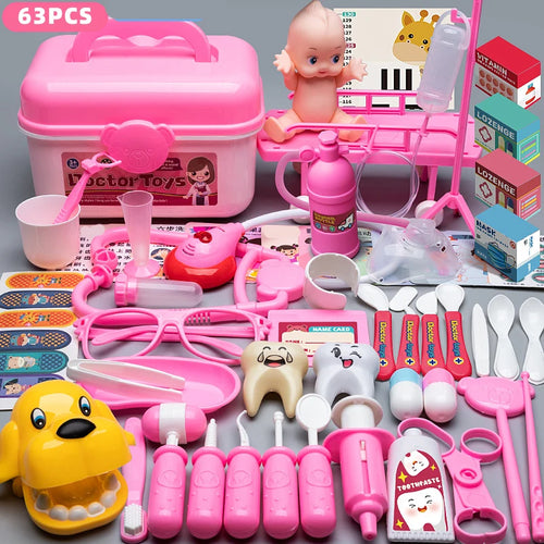 Children Doctor Play Set Simulation Nurse Toy Doctor Accessories for