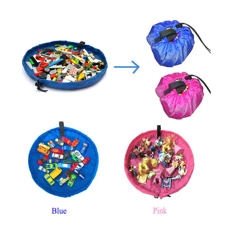 1pc Multifunction Portable Kids Toys Storage Bags Blocks Toys Play Mat