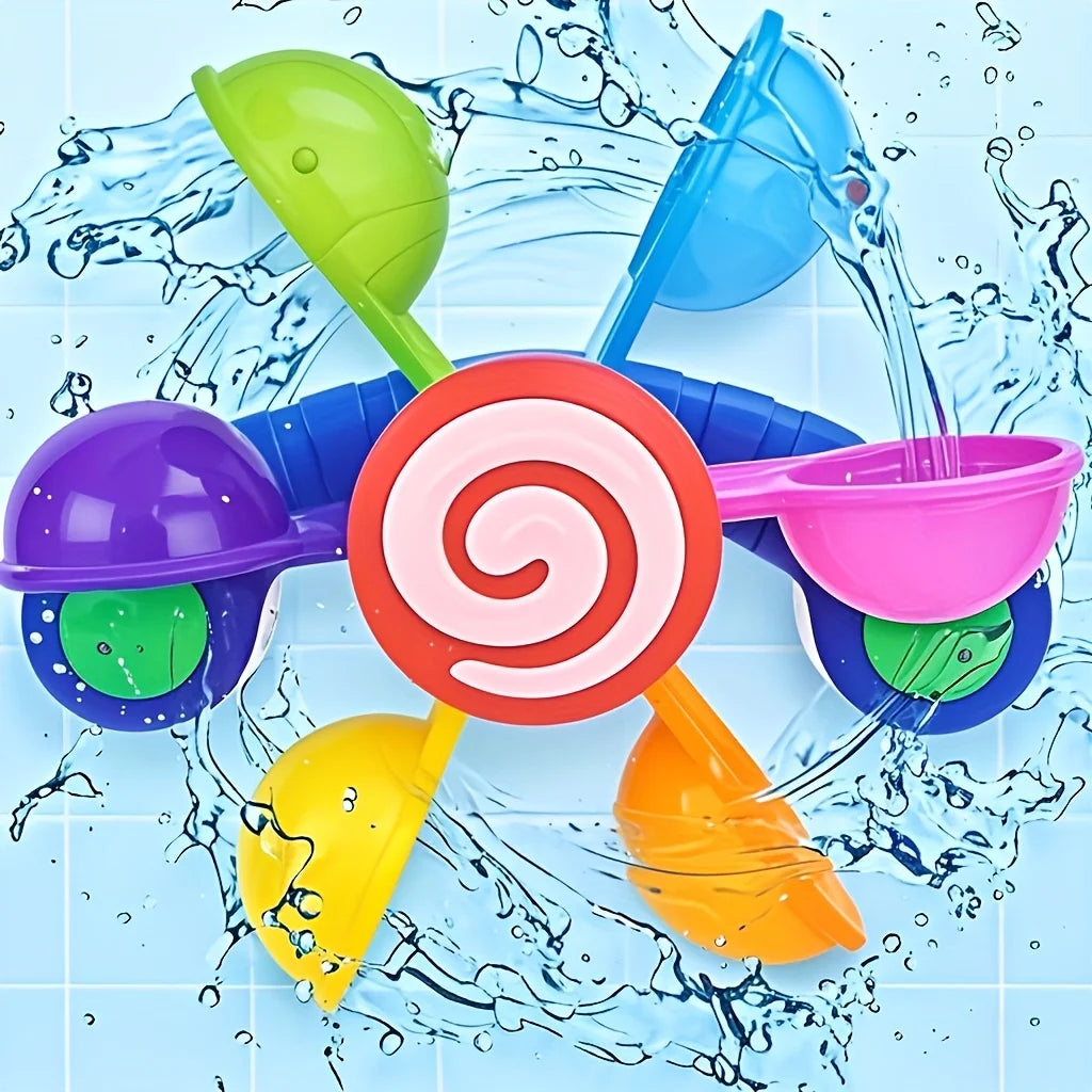 Fun Spinning Windmill Bath Toys, Sensory Bath Gifts for Children,