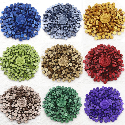 200pcs Octagon Sealing  Wax Beads for Wax Seal Stamp for Scrapbooking