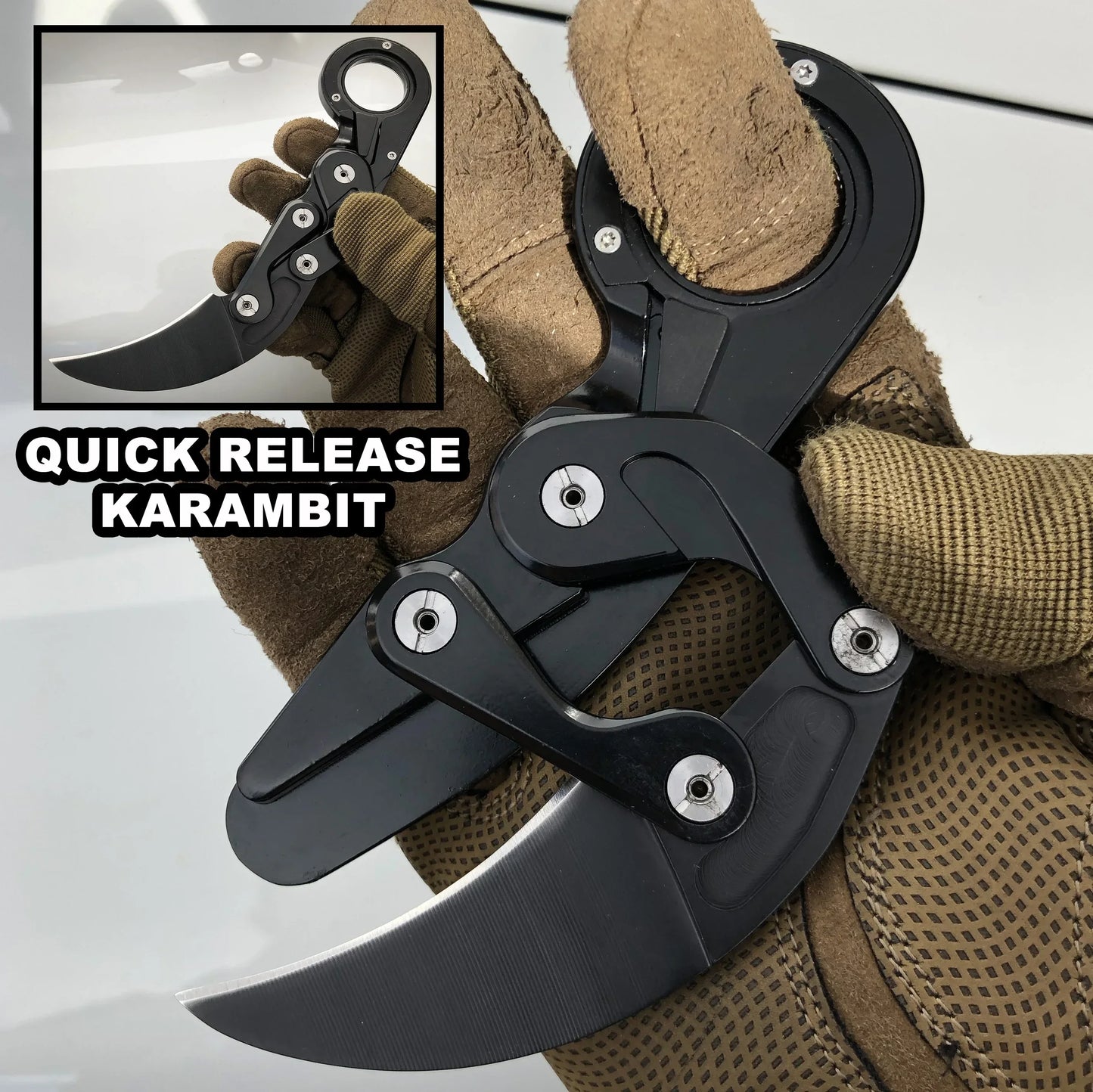 All-steel Claw Mechanical Knives Tactical Multifunction Outdoor Self