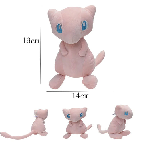 Mew Pokemon Plush Doll Kawaii Cartoon Go dex Mew Plush Toys Soft