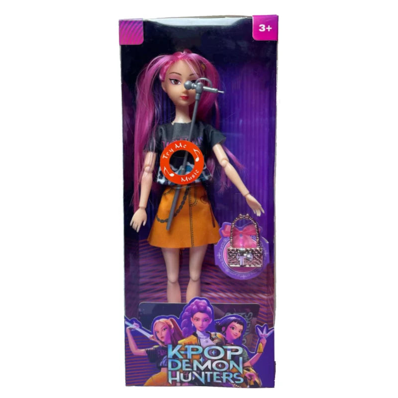 Demon Hunters Kpop Dolls for Girls Princess Rumi Action Figure Toy