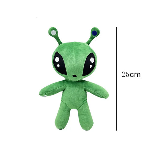 30cm Green Alien Plush Toy Anime Tentacled Horn Alien Monsters Horror