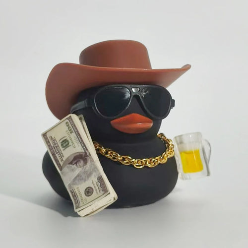 Cowboy Rubber Duck Car Ornament for Jeep Duck Car Dashboard