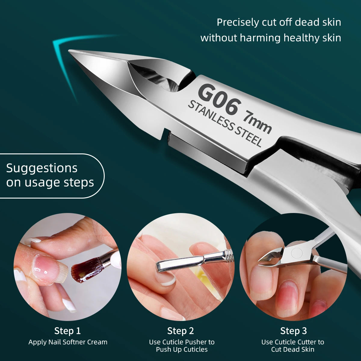 Russian Ieather Clippers Professional Nail Salon Tools Vietnam Craft