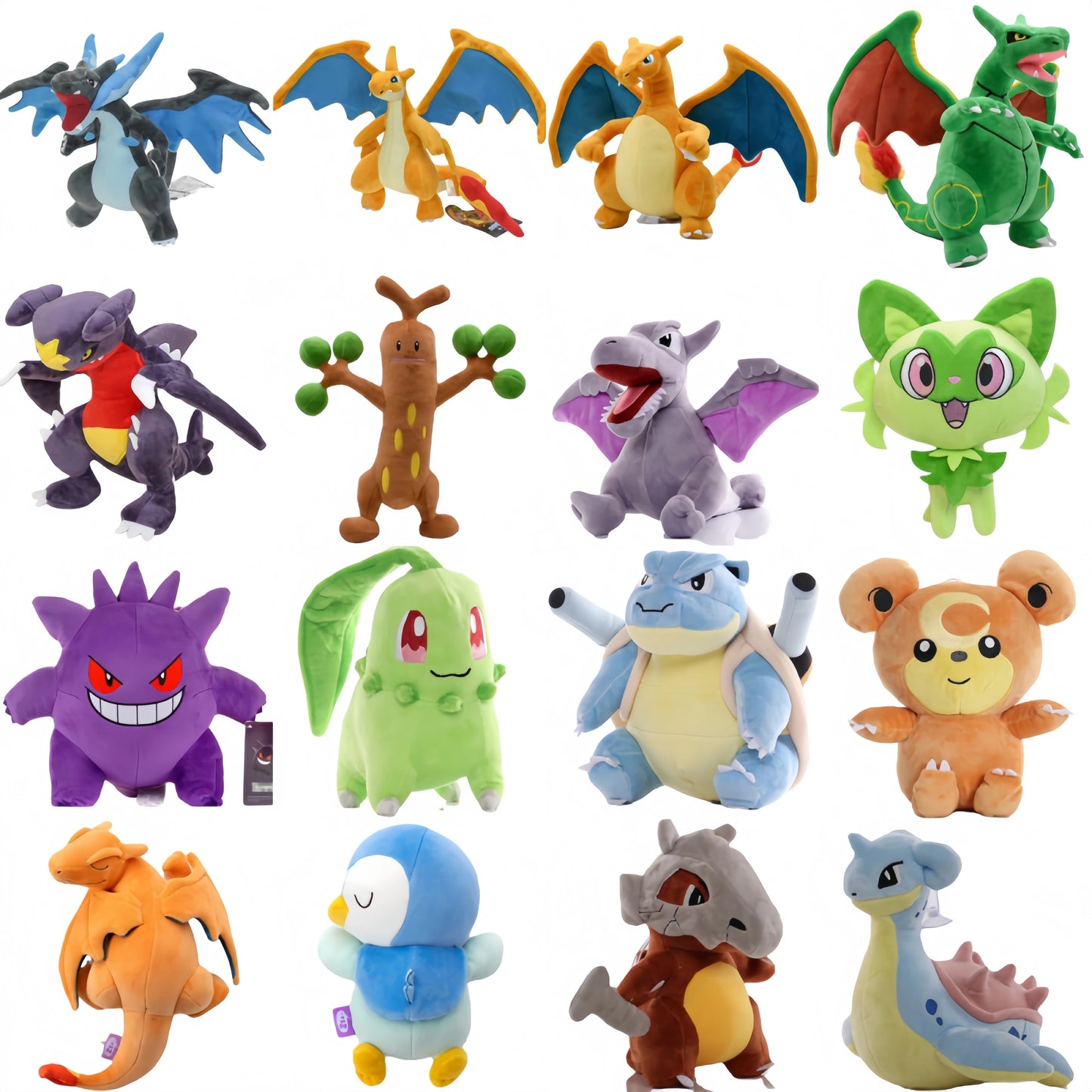 Pikachu Peluche Shiny Charizard XY Stuffed Plush Toy Eevee Garchomp