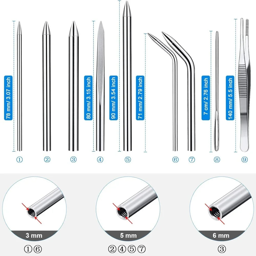 Multifunctional Paracord FID Tool Kit Stainless Steel Marlinspike