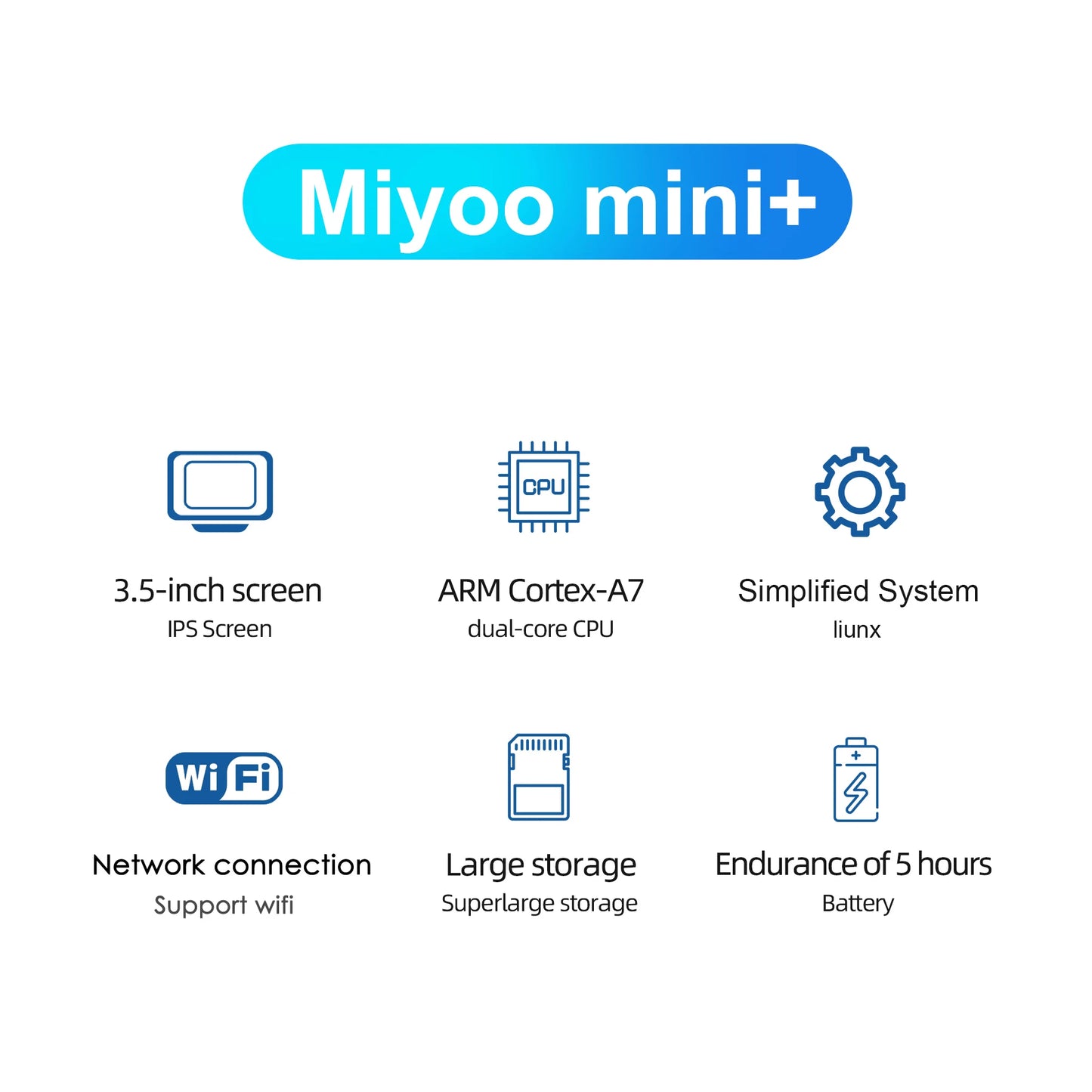 MIYOO Mini Plus Portable Retro Handheld Game Console V2 Mini+ IPS