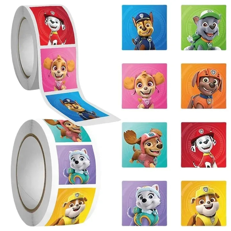 New 450PCS Paw Patrol Children's Cartoon Stickers Cute Kids Stationery