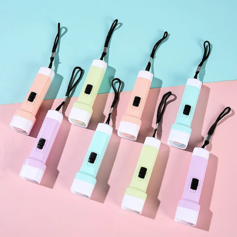 12-48 Pcs Candy Color LED Glowing Flashlight Halloween Christmas
