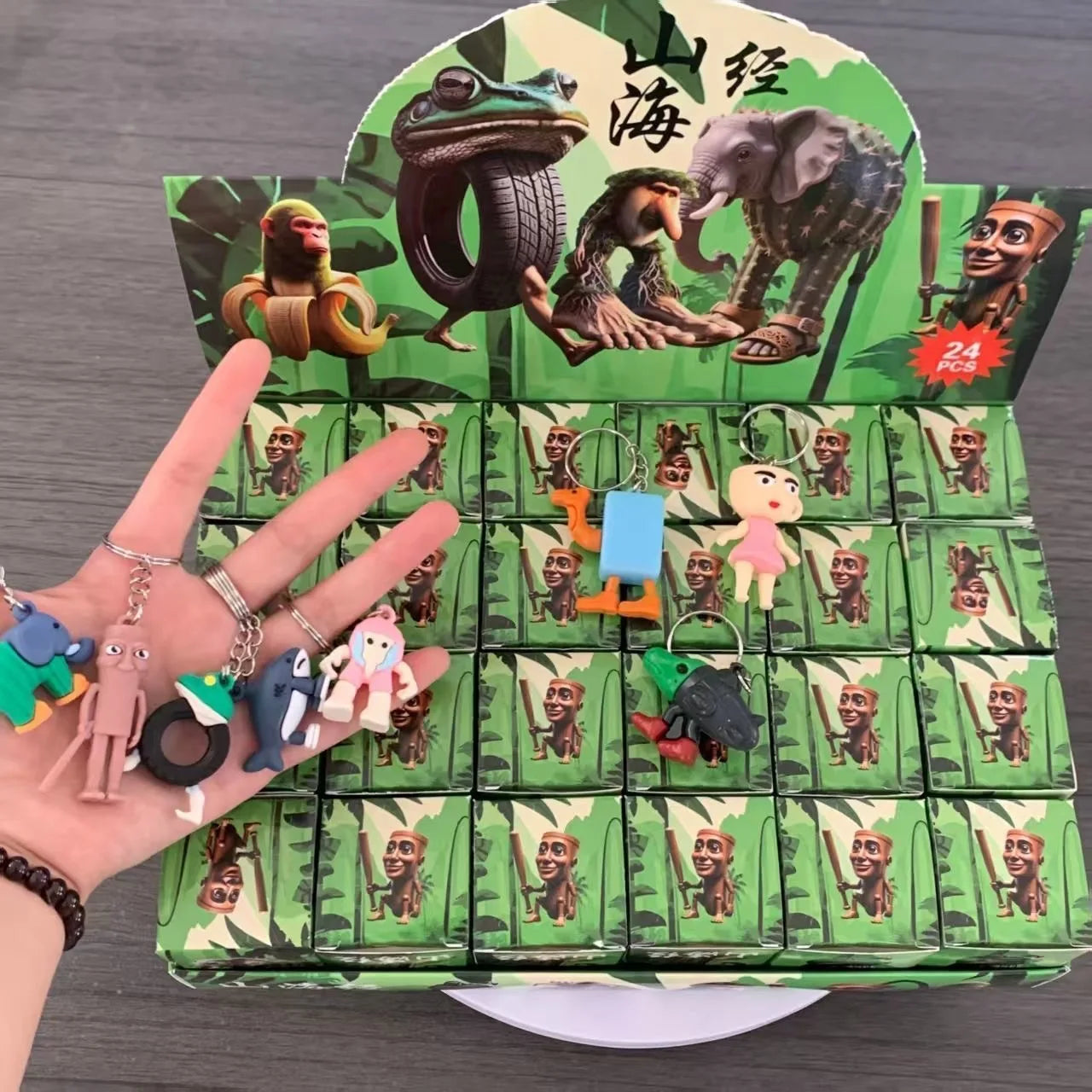 12/24PCS Italian Brainrot Blind Box Toy Tungtungtung Sahur Tralarero