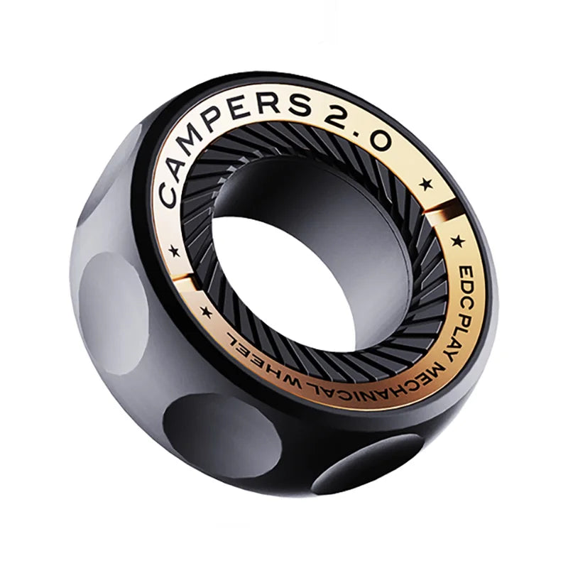 Magnetic Ring for Stress Relief Anti-Anxiety Fidget Toy Spinner Ring