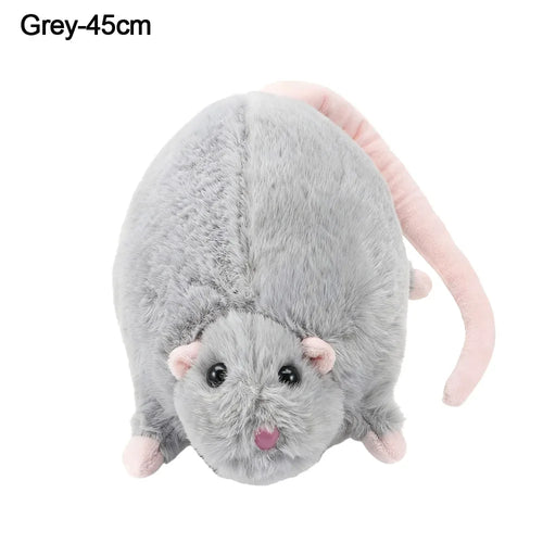 Cute 35/50cm Mouse Doll Cartoon Plush Flower Branch Rat Doll Soft