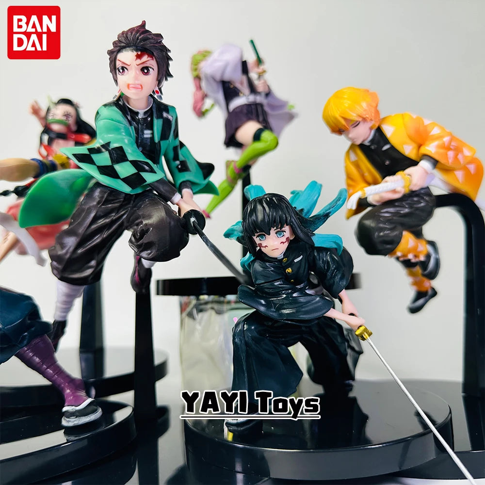 Hot Anime Demon Slayer Figure Tanjirou Agatsuma Zenitsu Kyoujurou