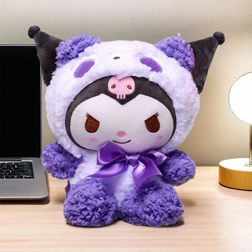 25CM Kawaii Sanrio Plush Hello Kitty Cinnamonroll Kuromi Pochacco