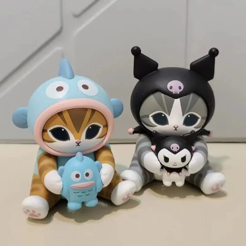 Mofusand Kitten X Kt Cat Cross-Dressing Sitting Posture Blind Box