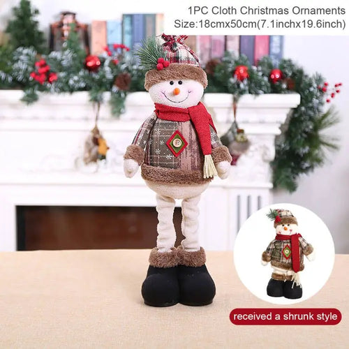Telescopic Christmas Doll Merry Christmas Decorations For Home 2023