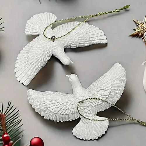 Exquisite acrylic friendship dove decoration, romantic hanging
