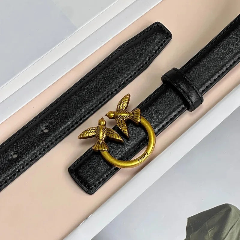 Women's Retro Belt, Fashionable PU Leather, Daily Clothing Decoration,