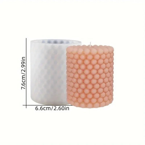 3D Spiral Striped Silicone Mold for DIY Scented Candles, Clay Crafts,