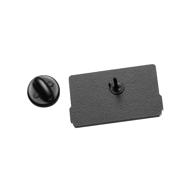 Tape Radio Metal Badge Clothing Music Matching Fashion Clothes Lapel