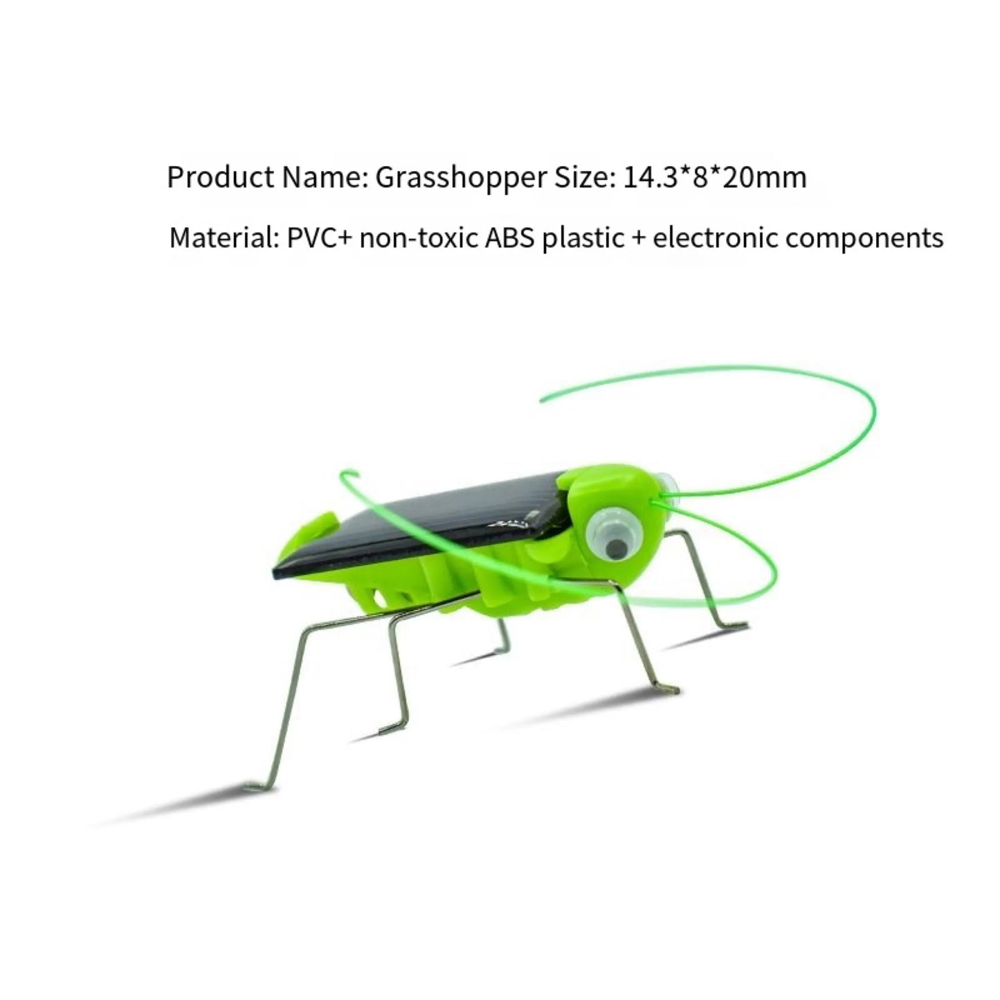 Solar Grasshopper Toy Puzzle Children Selected Gift Simulation Insect