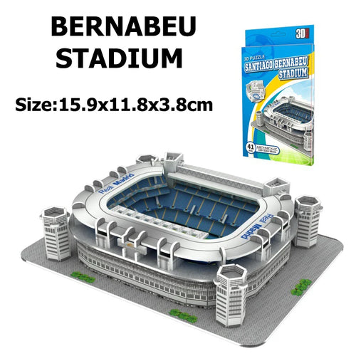 Miniature Football Field 3D DIY Puzzle World Famous Stadiums Models