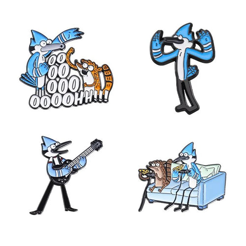 2-9pcs/set Cartoon Characters Collection Enamel Pins Cool Cute Anime