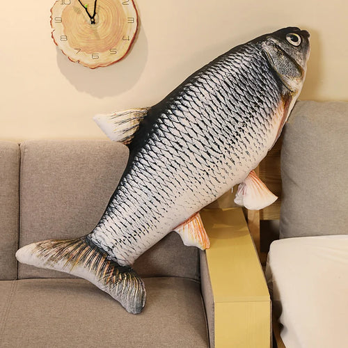 30-120CM Kawaii Cartoon Grass Carp Carp Carp Stuffed Animal Plush Toy