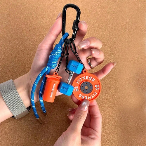 Fitness Keychain for Gym Lovers Premium Gift Sports Enthusiasts