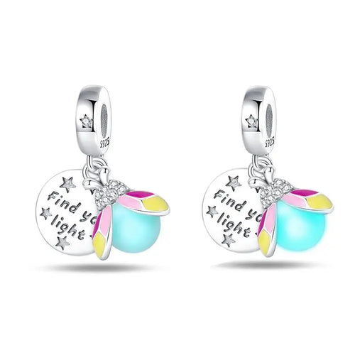 2024 New 925 Sterling Silver Luminous Charm Beads for 3mm Original