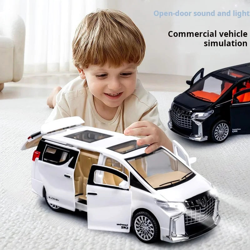 Children's Inertia Pull back Car Toy with Lighting Sound Simulation