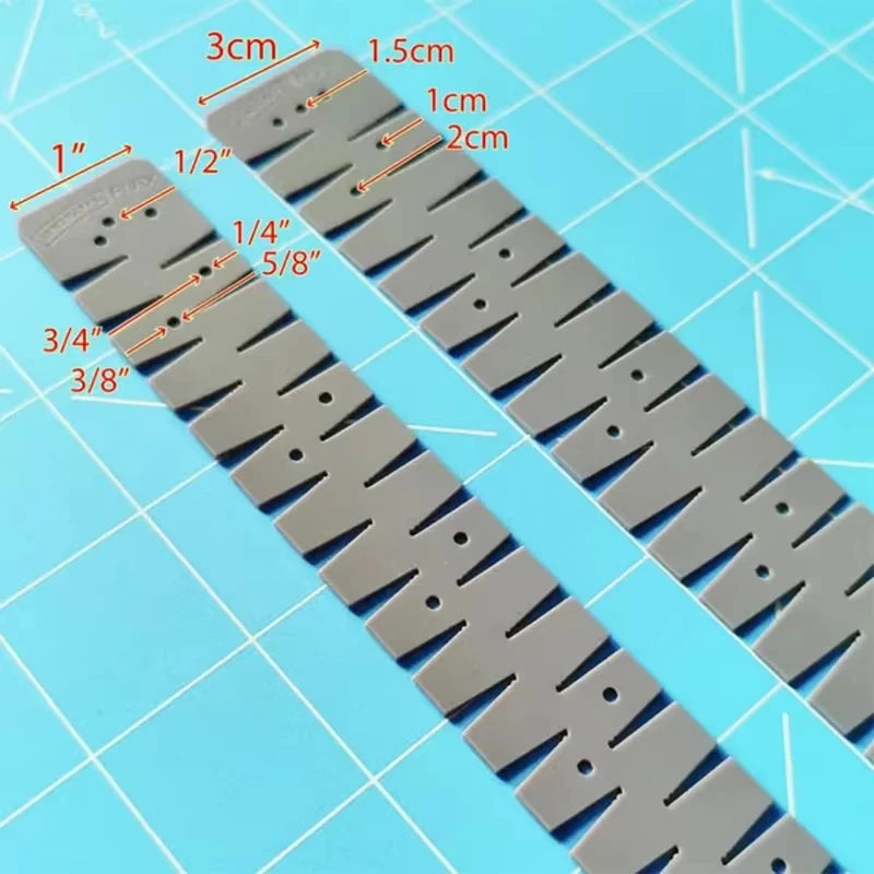 1pc Silicone Hemmer Flexible Sewing Tool Hem Ruler Sewing Auxiliary