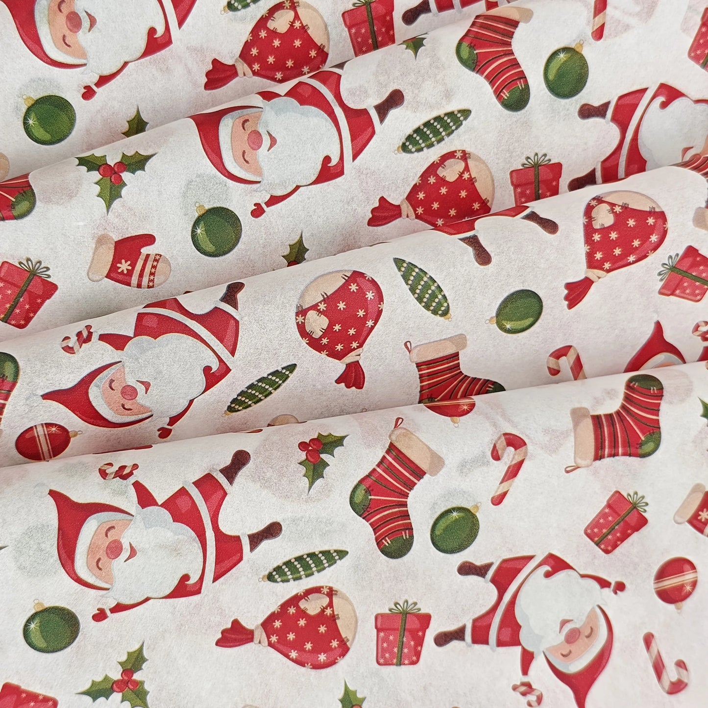 10/20 Sheets, Santa and Christmas Gift Patterned Tissue Paper, Santa,