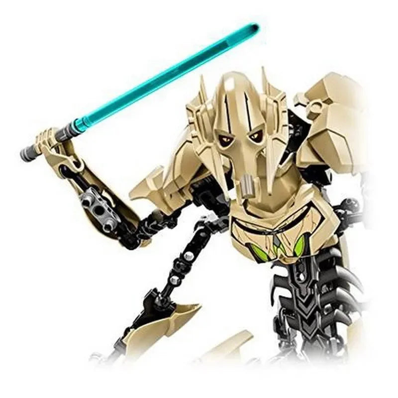 32cm Ksz714 Star Toy Anime General Robot Grievous With Lightsaber Hilt