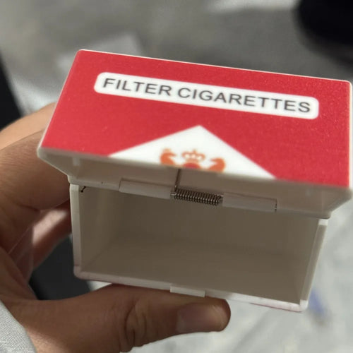 Funny Creative Cigarette Toy Case with Bubble Liquid Metal Smoking