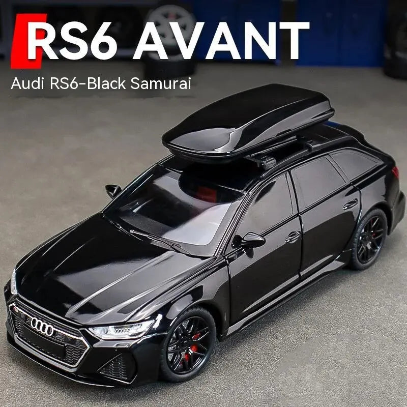 1:32 RS6 Model Car, Black Edition: Customized for Kids Realistic