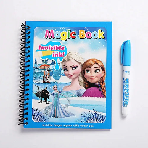 Frozen Disney Kids Puzzle Graffiti Painting Book Mickey Mouse Cars