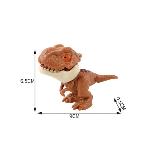Jurassic Finger Dinosaur Triceratops Tyrannosaurus Model Toys for Kids