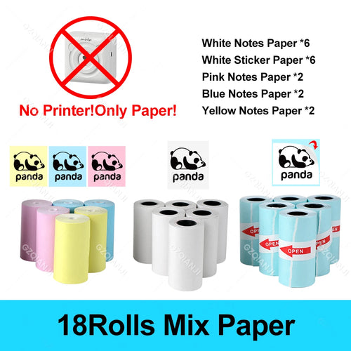 300DPI Peripage A6 58mm Mini Bluetooth Notes Label Sticker Printer