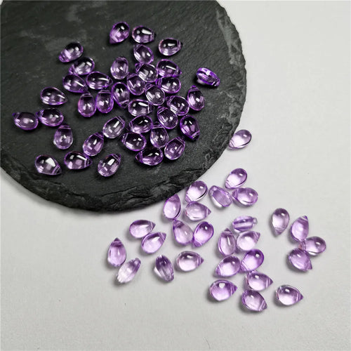 30Pcs Gradient Color 6x9mm  Water Drop Shape Beads Czech Glass Beads