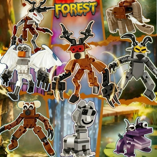 Hot 99 Nights in The Forest Building Blocks, Horror Game Deer Figure