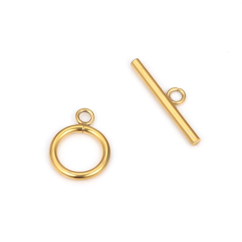 5 Sets Stainless Steel OT Clasp Toggle Clasps for DIY Jewelry Making