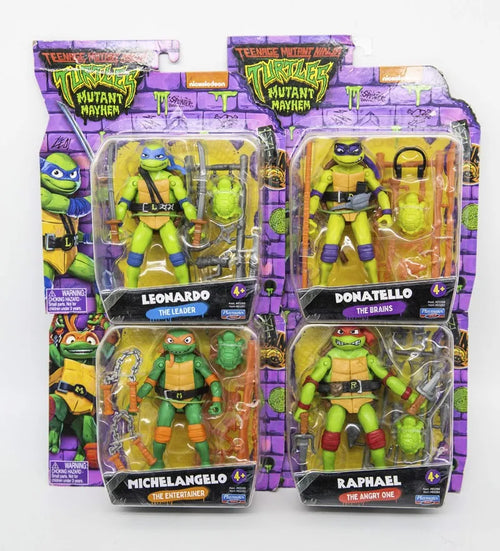 Teenage Mutant Ninja Turtles Action Figures Raphael Michelangelo Joint