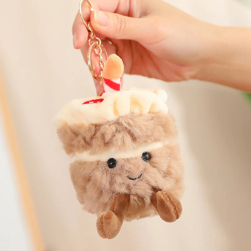 New Cartoon Egg Stuffed Toy Expression Food Bread Toast Series